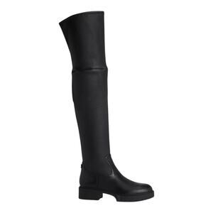 COACH Women's Lisa Leather Over The Knee Boots Black Size 8 1/2